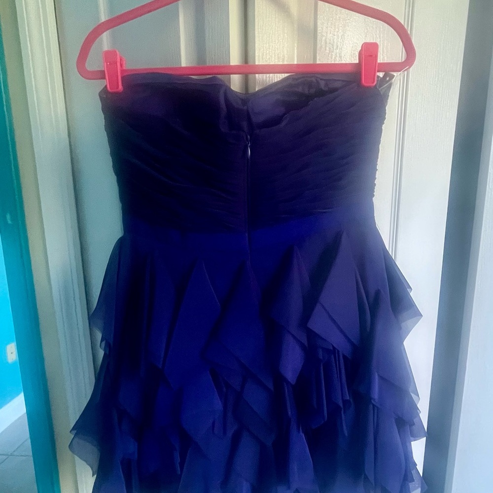 Adrianna Papell Dress Purple 6 
Party Cocktail Cruise Wedding - Picture 4 of 7